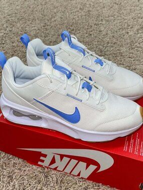 Nike Women’s Air Max INTRLK Lite Shoes Summit White Blue DX3705-104, Size 11